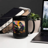 Slappin' Dem Keys Black Glossy Mug - Beyond T-shirts